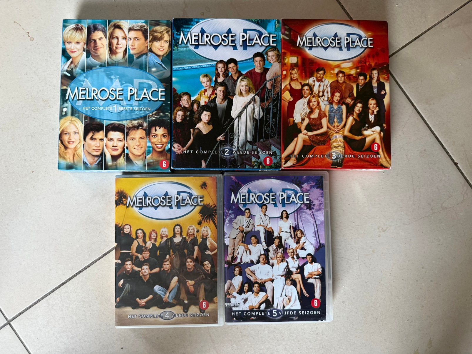 Melrose place seizoen 1-5, Cd's en Dvd's, Seizoen 1, Nederlands, Zo goed als nieuw, Ophalen of Verzenden