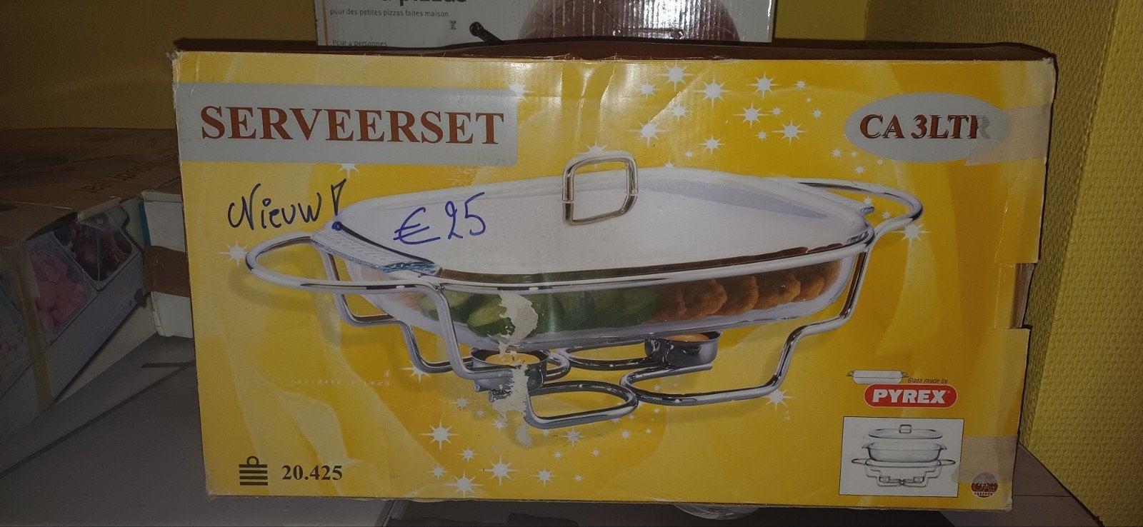 Pyrex ovenschaal nieuw, Ophalen