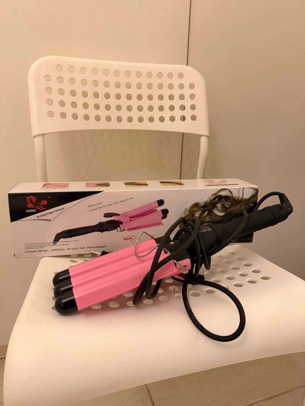Waves krultang, Handtassen en Accessoires, Uiterlijk | Haarverzorging, Ophalen of Verzenden, Nieuw, Krultang of Stijltang