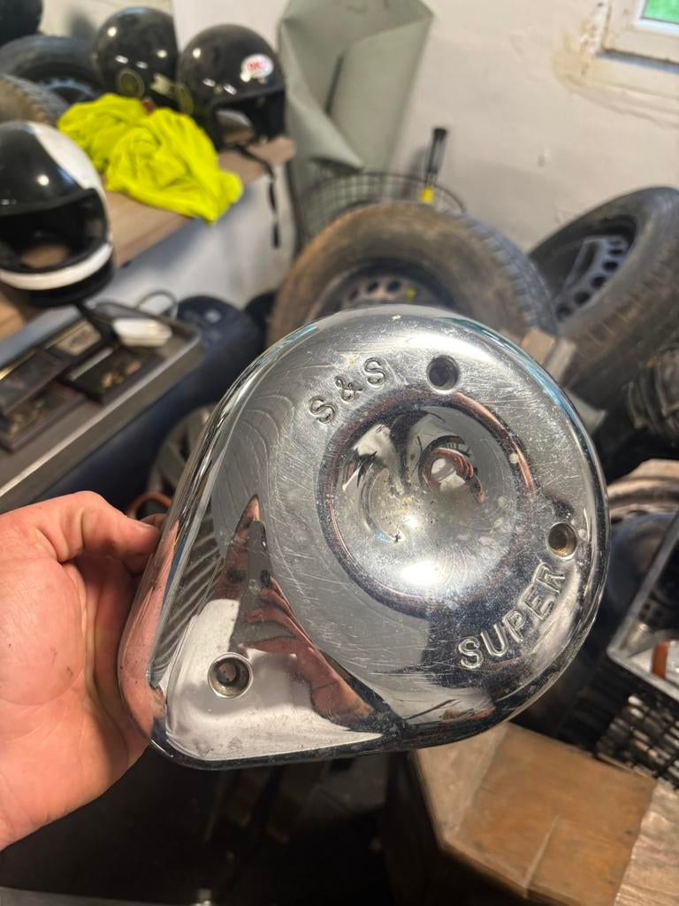 Harley S&S luchtfilter cover, Ophalen