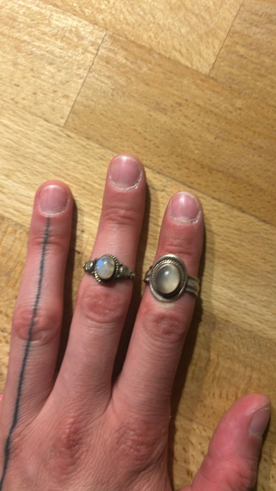 Ringen, Handtassen en Accessoires, Ringen, Ophalen of Verzenden, Gebruikt, Dame of Heer, Met kristal