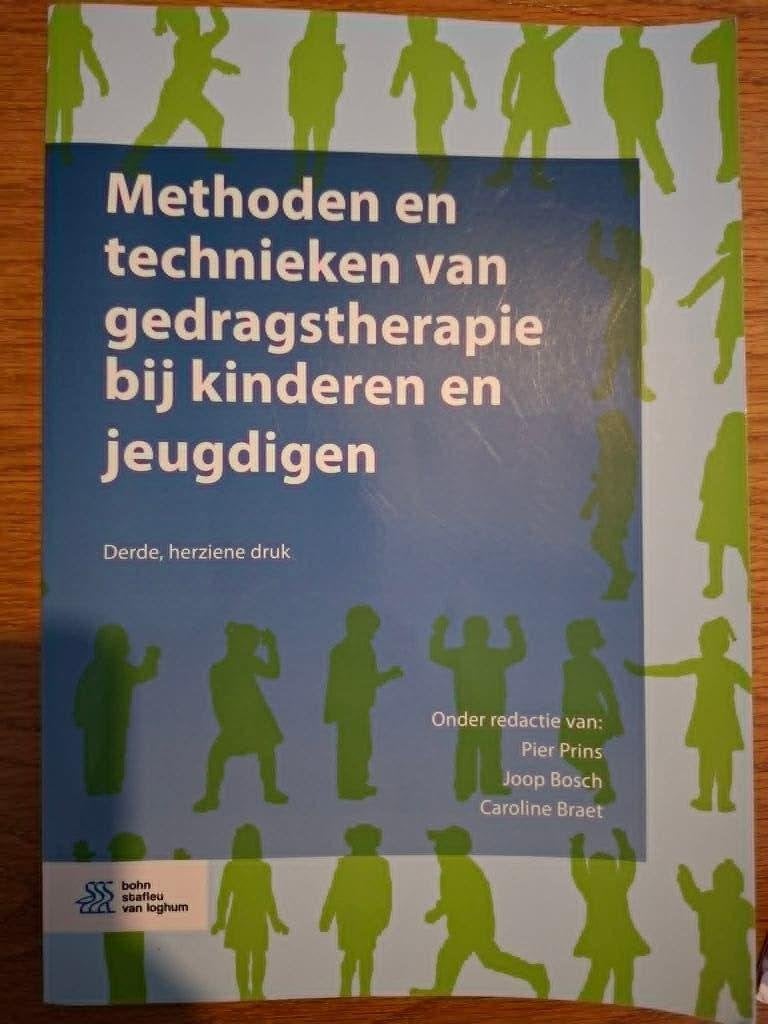 Boek 'Methoden en technieken van gedragstherapie' te koop, Ophalen, Zo goed als nieuw, Cognitieve psychologie, Braet, Bosch en Prins