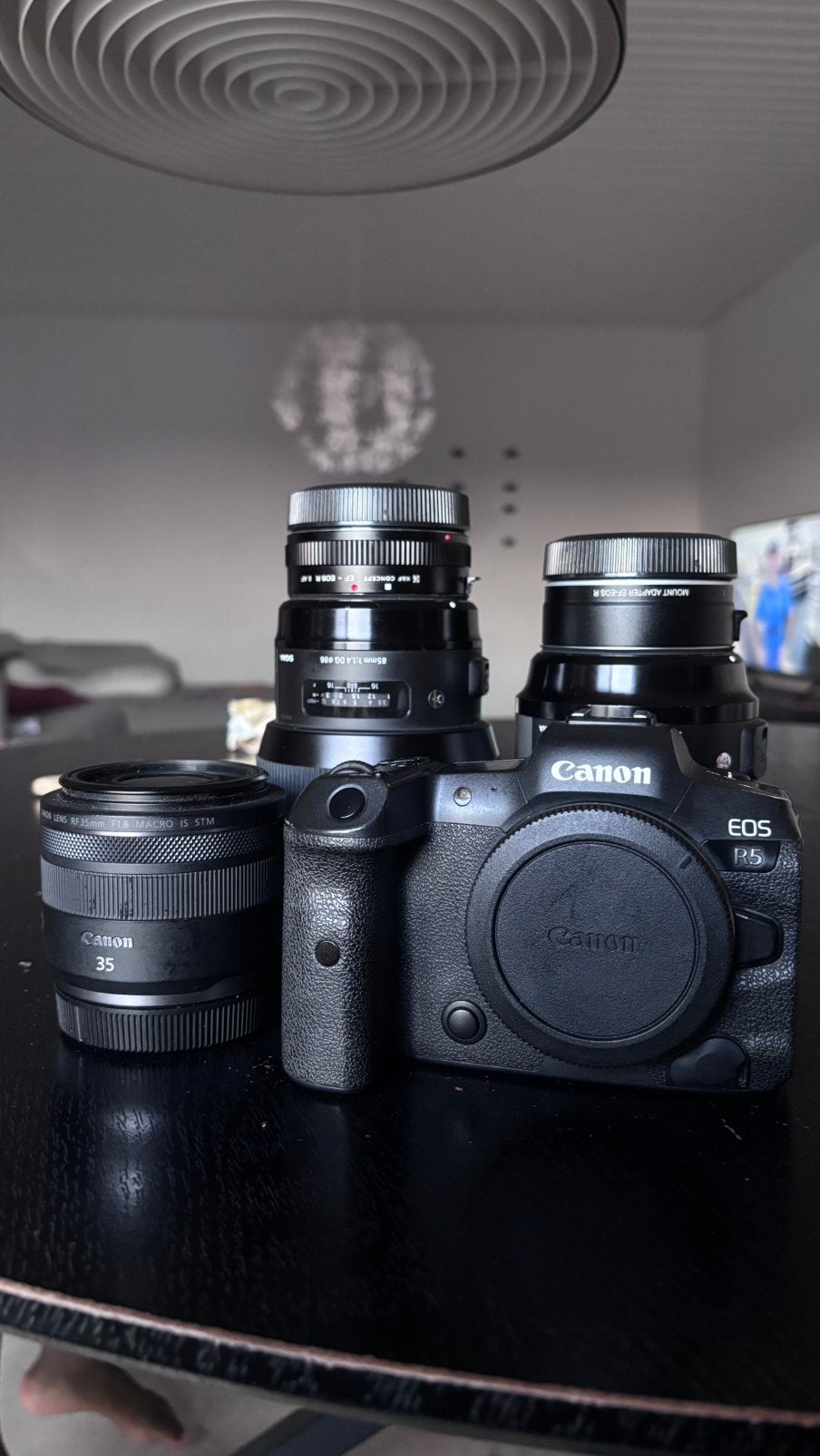 Canon R5 set, Ophalen of Verzenden, Zo goed als nieuw, Canon