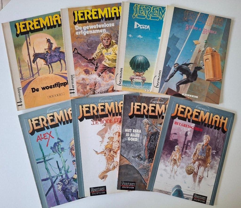 8 strips 'JEREMIAH' (van 1982 tot 2008), Enlèvement ou Envoi