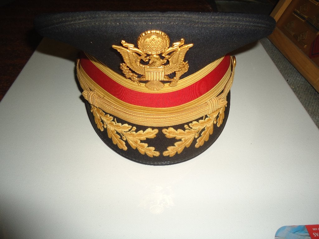 képi gala us army, Verzamelen, Ophalen of Verzenden, Landmacht, Helm of Baret