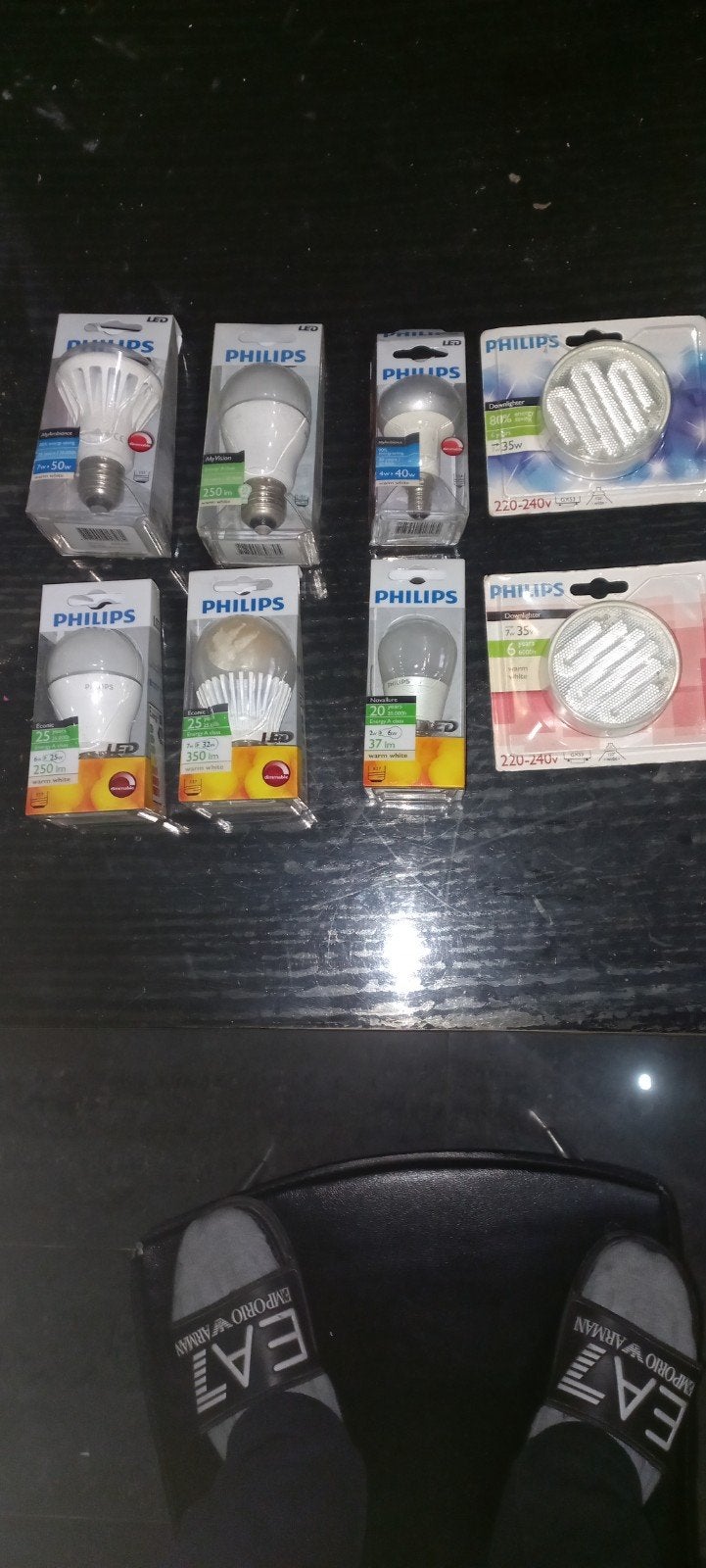 Partij Philips lampen, Ophalen