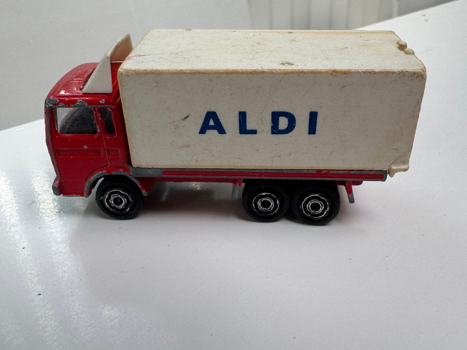 Miniatuur auto Aldi vrachtwagen, Ophalen, Gebruikt