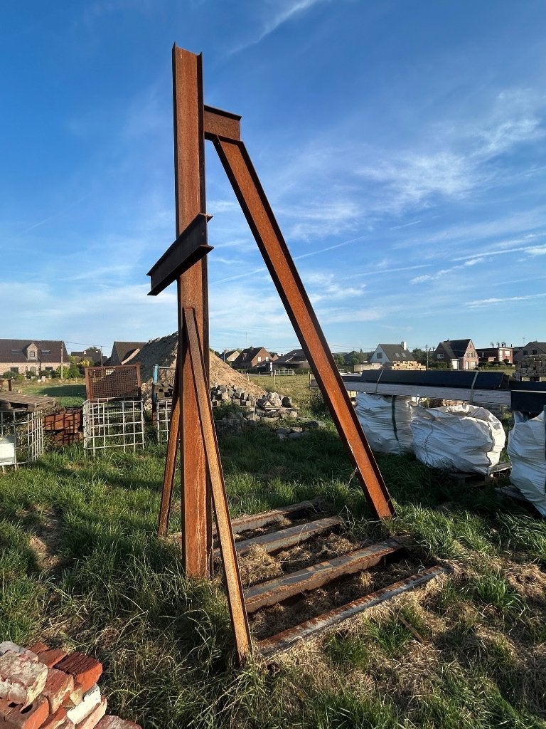Zwaar stalen onderstutting / frame / HEB-profielen - 3 stuks, Doe-het-zelf en Bouw, Metalen, Ophalen, Gebruikt, IJzer
