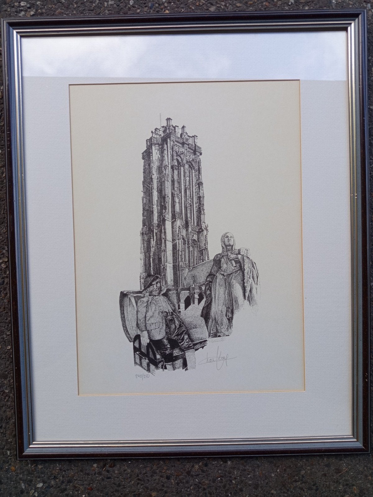 Mechelen, Antiek en Kunst, Kunst | Etsen en Gravures, Ophalen, Ets