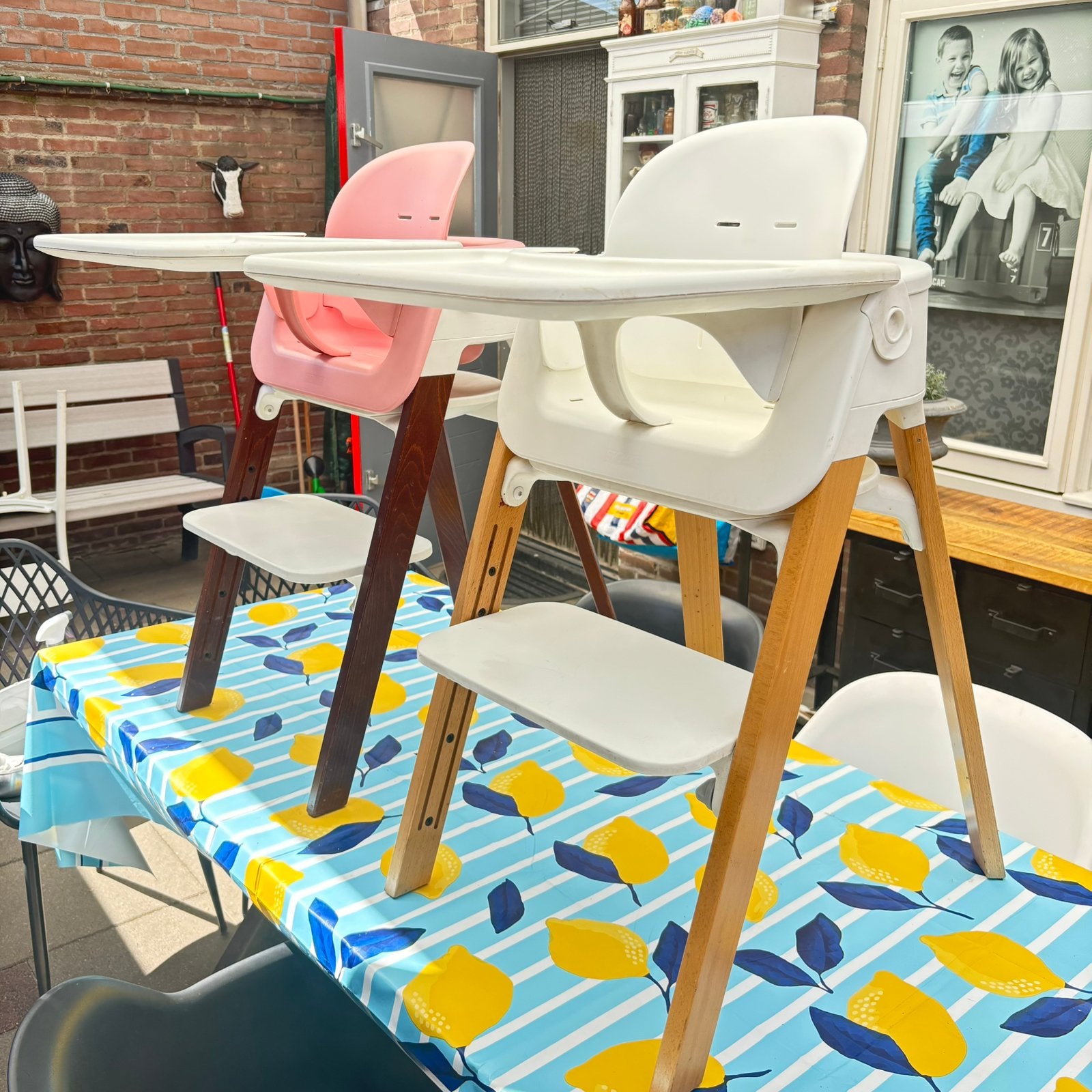 Kinderstoel stokke steps. 2 maal, Kinderen en Baby's, Kinderstoelen, Ophalen, Zo goed als nieuw