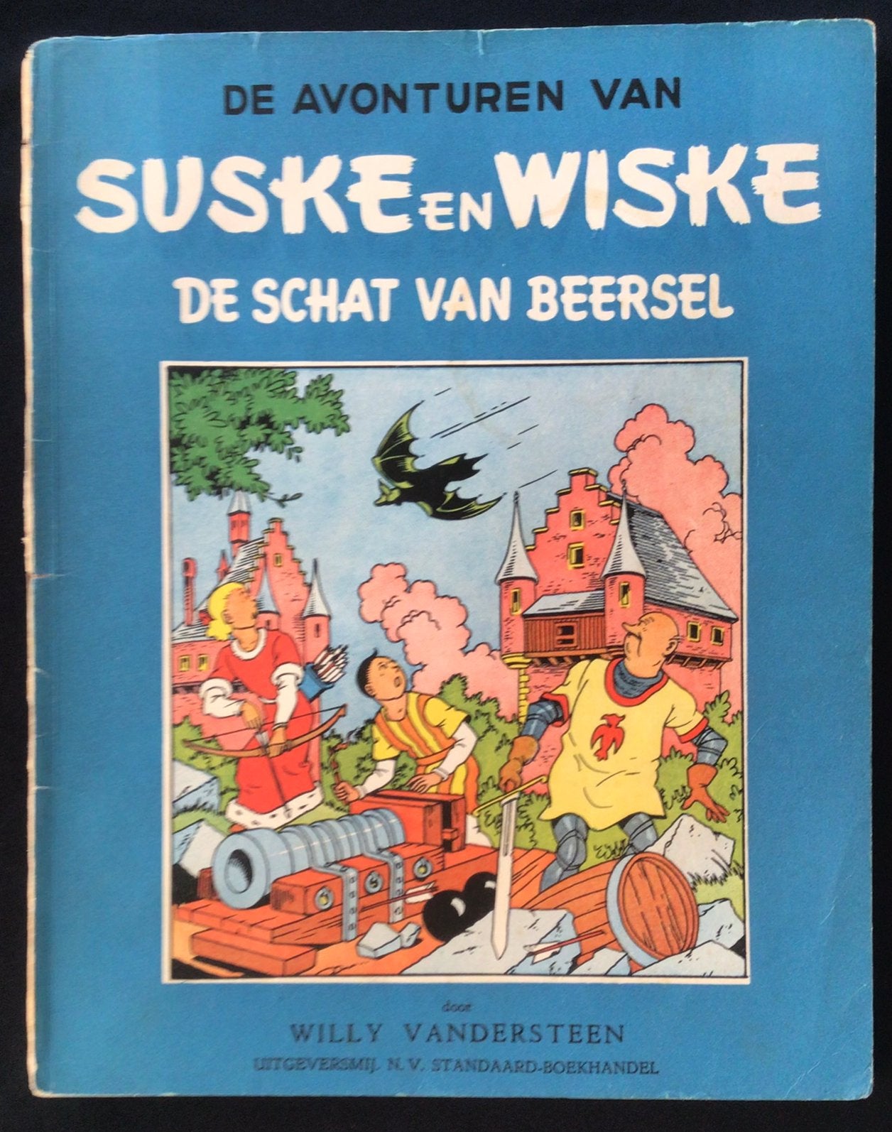 S&W - de schat van Beersel - blauwe reeks, Boeken, Stripverhalen, Ophalen of Verzenden, Gelezen