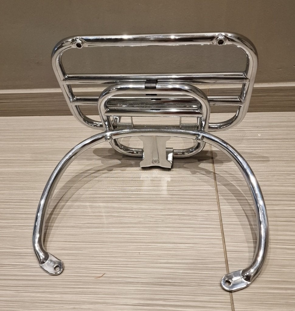Porte-bagages pliable chromé Vespa GTS/GT/GTV, Motos, Enlèvement ou Envoi, Neuf