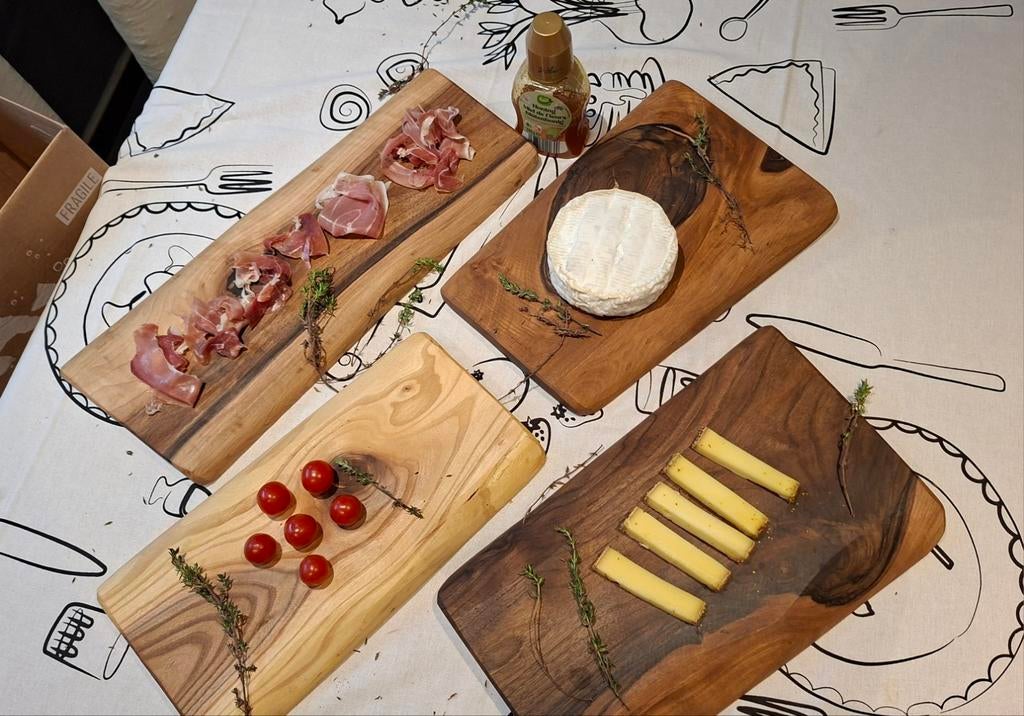Planches d'apéro uniques à Bois Noble — Artisanat d'Ukraine, Enlèvement ou Envoi