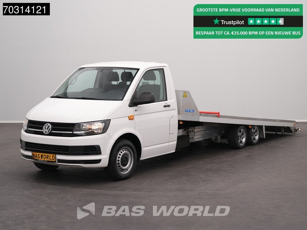 Volkswagen Transporter 140pk Eder Algema Fitzel 1500KG Nutzl, Auto's, Euro 5, Stof, Gebruikt, 4 cilinders
