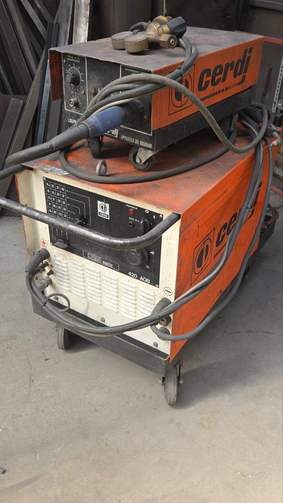 Halfautomaat Cerdi 420A 3x380 of 3x220V goede staat, Ophalen