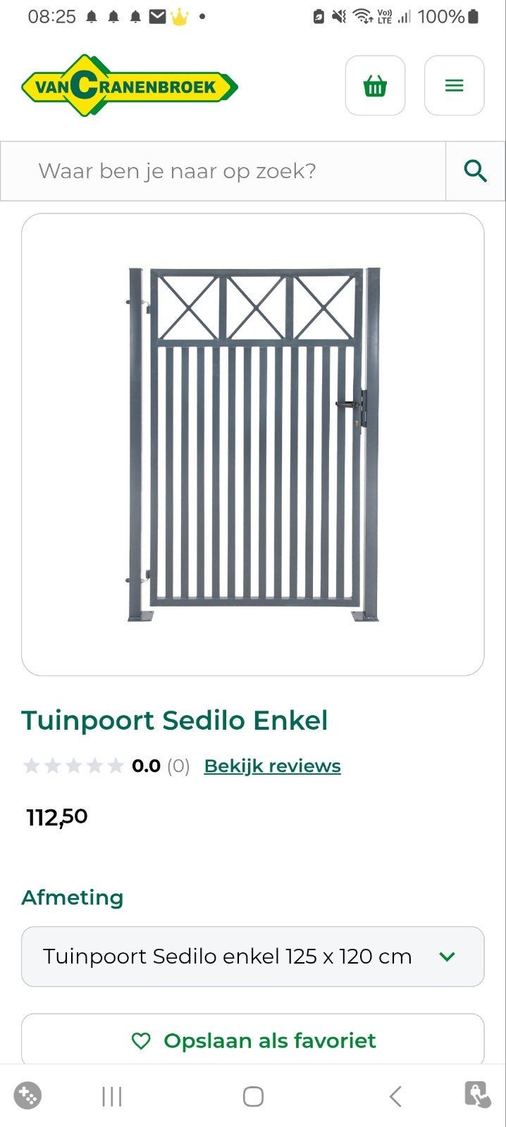 omheining, Tuin en Terras, Ophalen, Nieuw, 200 cm of meer, 100 tot 150 cm