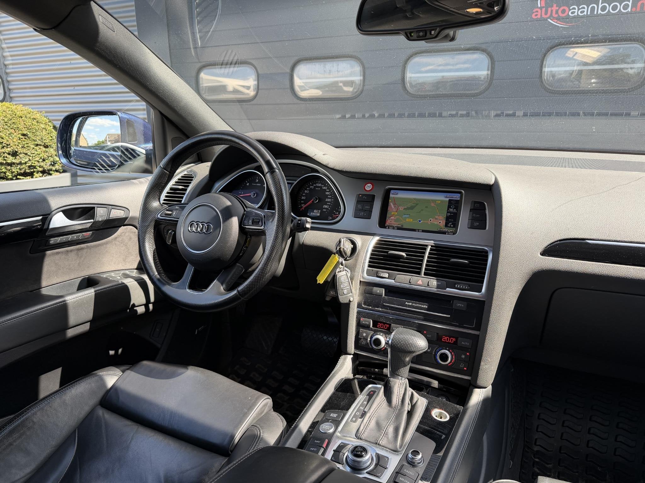 Audi Q7 3.0 TDI quattro Pro Line S 5+2 | Panoramadak | Camer, Auto's, Automaat, Zwart, Bi-Xenon koplampen, Blauw
