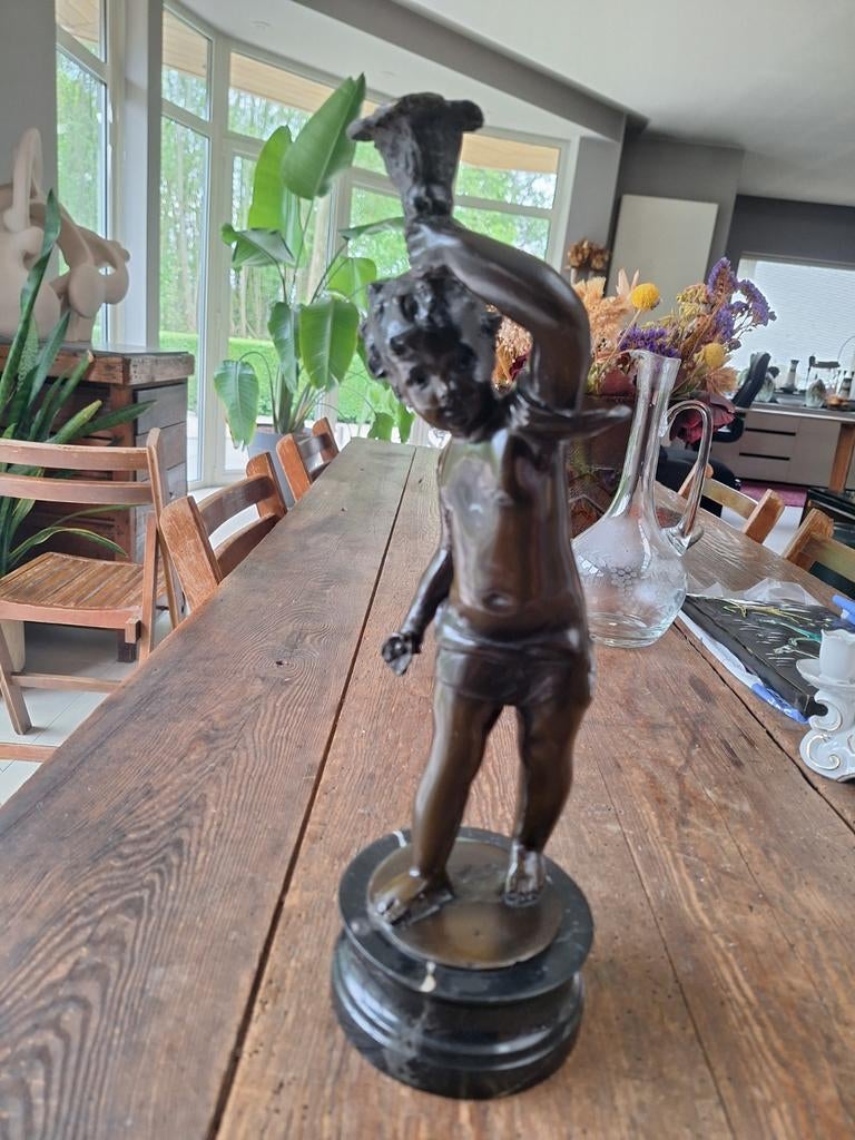 Antiek brons beeld, Ophalen of Verzenden, Brons