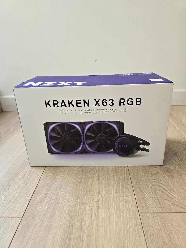 NZXT Kraken X63 RGB - AIO-waterkoeler met witte editie, Computers en Software, Computerkoelers, Ophalen, Zo goed als nieuw, Waterkoeling