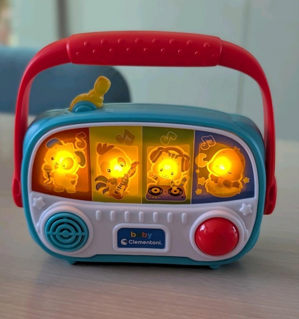 Baby radio Clementoni (NL), Kinderen en Baby's, Speelgoed | Vtech, Zo goed als nieuw, 6 maanden tot 2 jaar, Ophalen