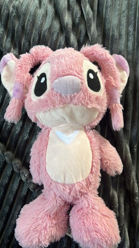 Roze stich, Kinderen en Baby's, Speelgoed | Knuffels en Pluche, Ophalen of Verzenden, Zo goed als nieuw, Roze