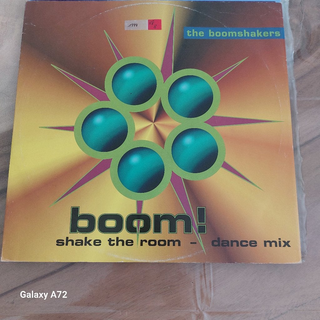the boomshakers boom shake the room 12 inch maxi, CD & DVD, Vinyles | Dance & House, 12 pouces, House, Enlèvement ou Envoi, Utilisé