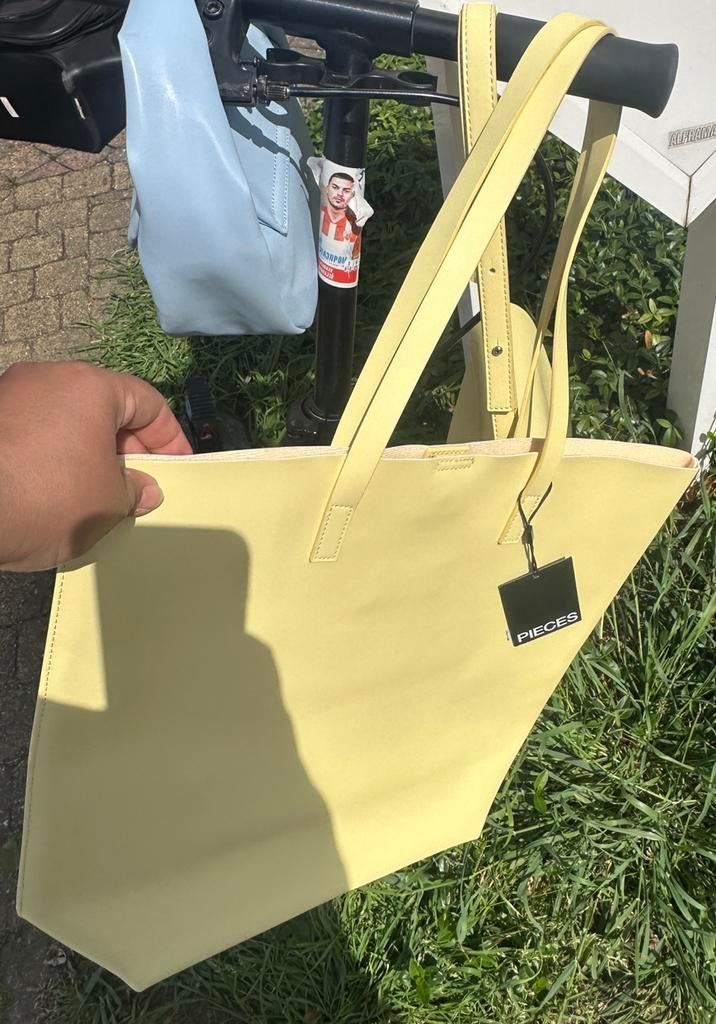 Nouveaux sacs à main jaunes et bleus - 3 pièces,, Enlèvement, Neuf, Bleu, Shopper