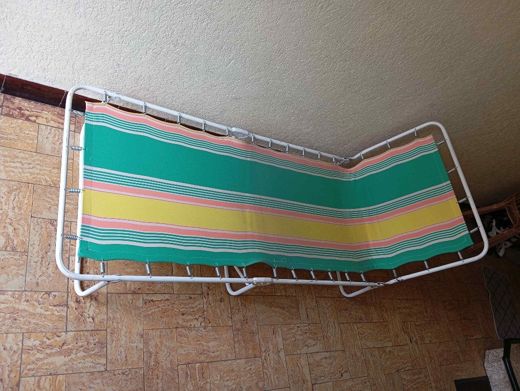Transat, relax, métal et tissu  +, Enlèvement, Métal