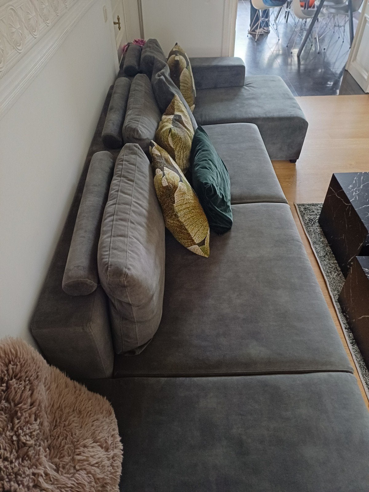 zetel, Huis en Inrichting, Ophalen, Zo goed als nieuw, Stof, Modern