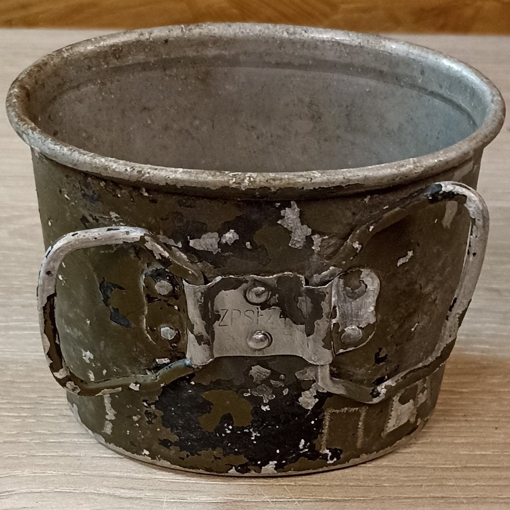 Quart Allemand M31 Marquage rare ZPStZ 40 ww2 Camouflage, Enlèvement ou Envoi, Armée de terre, Autres types