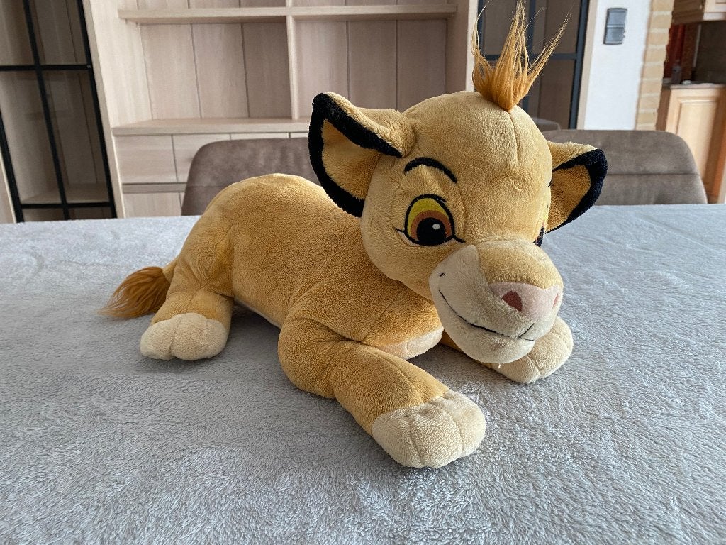 Knuffel leeuw, Kinderen en Baby's, Speelgoed | Knuffels en Pluche, Disney, Ophalen of Verzenden, Zo goed als nieuw, Leeuw