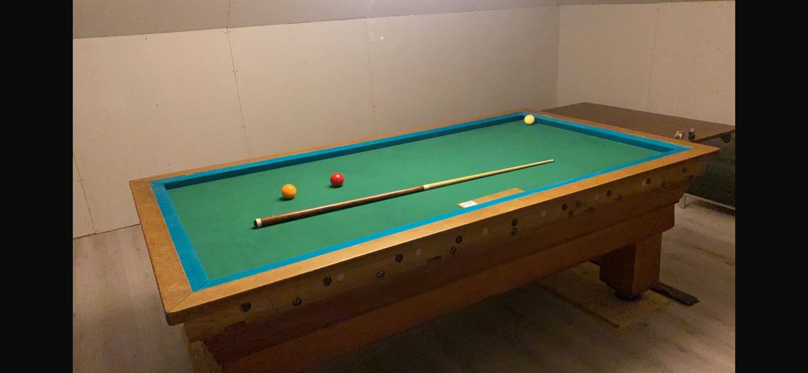 Drieband verwarmd., Ophalen, Gebruikt, Biljarttafel