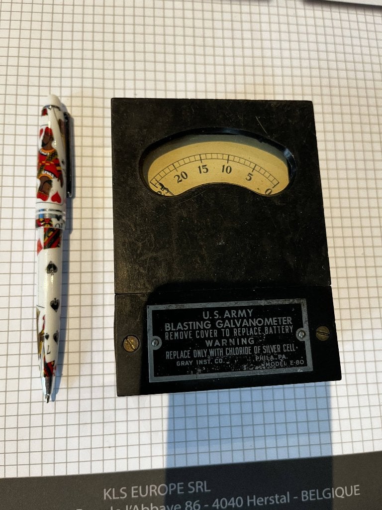 Galvanomètre armée américaine, Collections, Enlèvement, Armée de terre