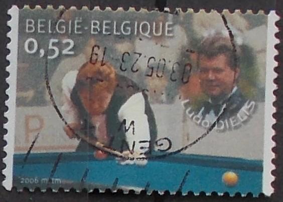 België 2006 biljart Ludo Dielis, Postzegels en Munten, Verzenden, Gestempeld, Sport, Gestempeld
