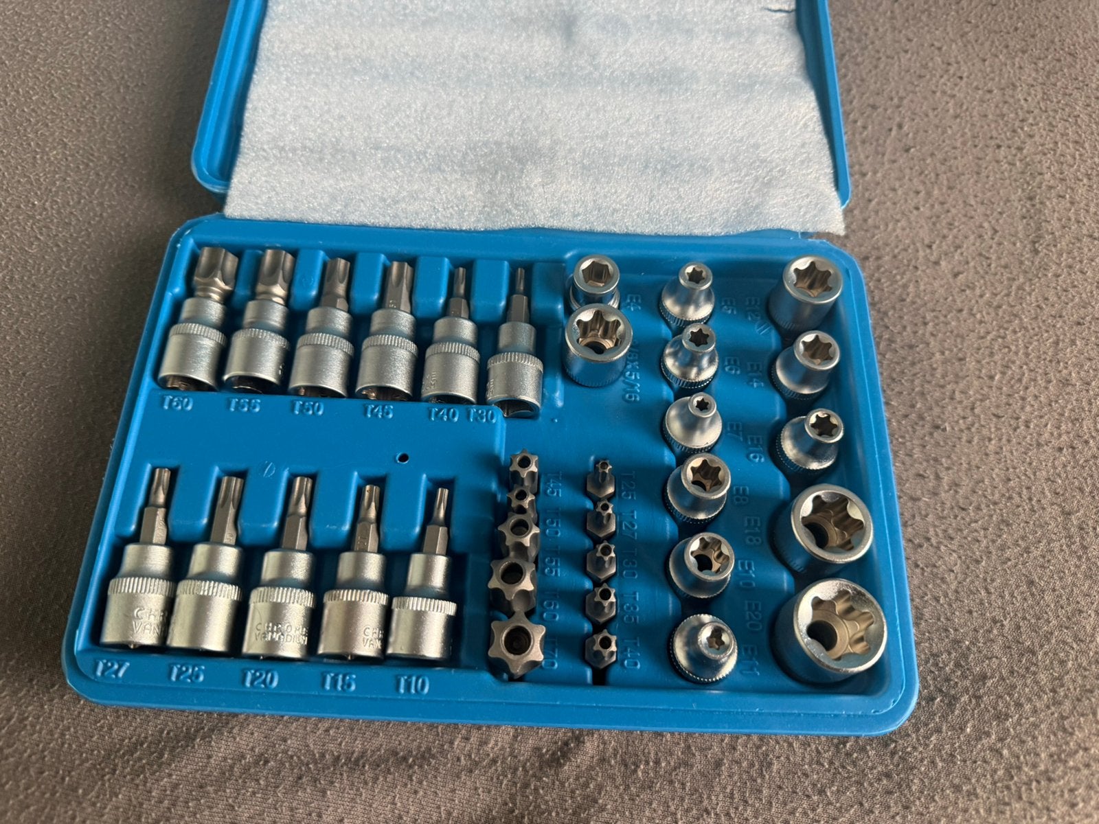 uitgebreide 34-delige Torx-doppenset, Doe-het-zelf en Bouw, Gereedschap | Handgereedschap, Ophalen of Verzenden, Zo goed als nieuw