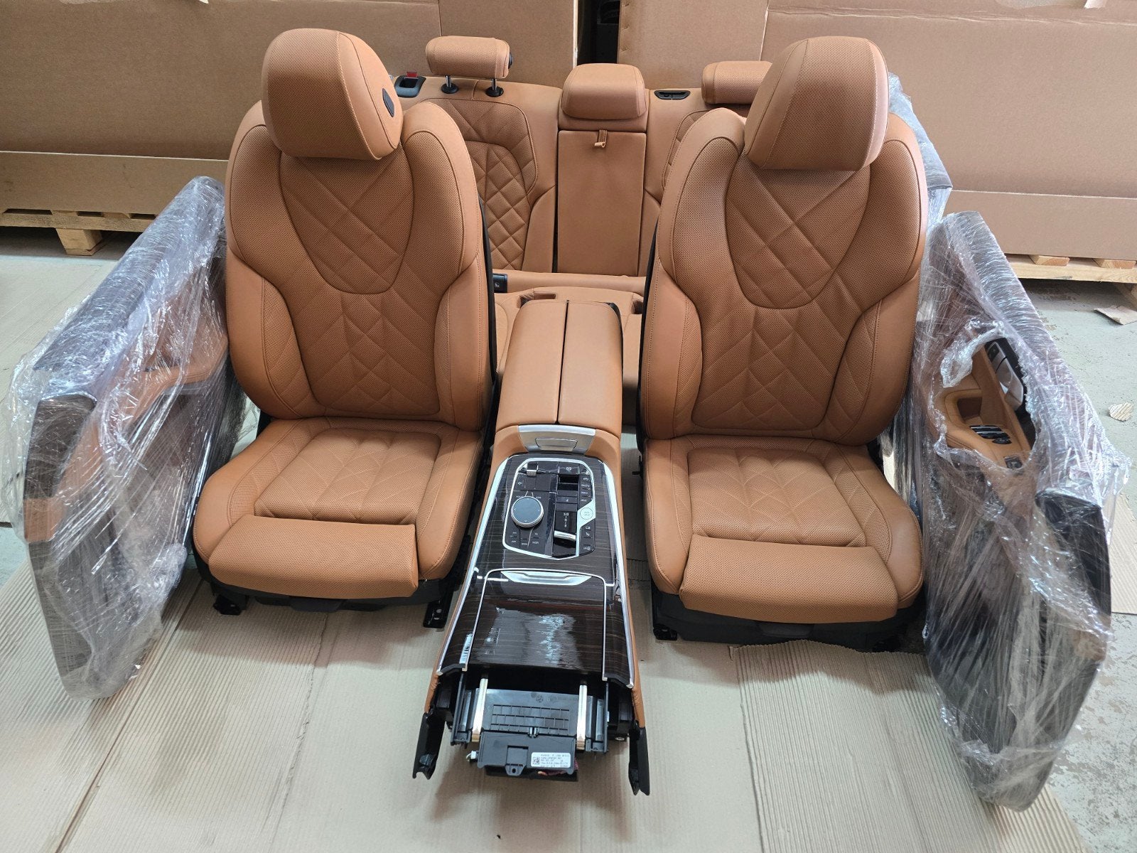 BMW X5 G05 LCI M sport interieur cognac complet bekledingset, Ophalen, BMW
