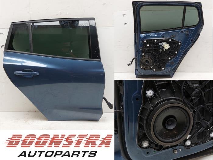 Portière 4portes arrière droite d'un Ford Focus (NJ), -, 3 mois de garantie, Porte, -