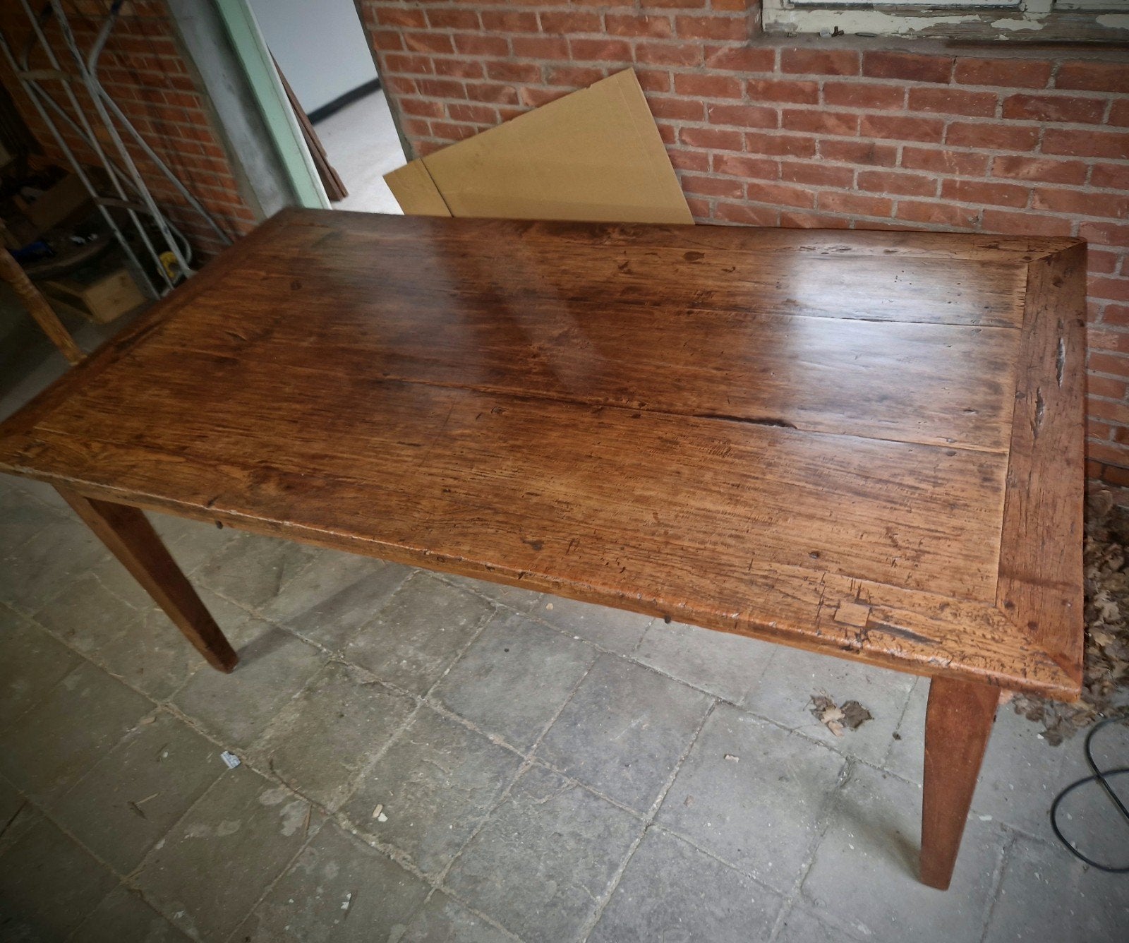 Table de monastère française ancienne en chêne, Antiquités & Art, Enlèvement
