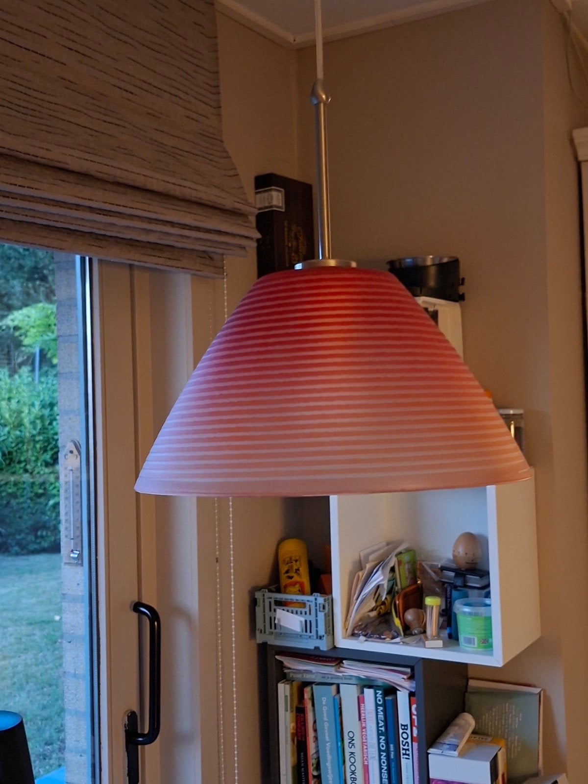 hanglamp keuken, Comme neuf, Verre, Enlèvement, E27 (grand)