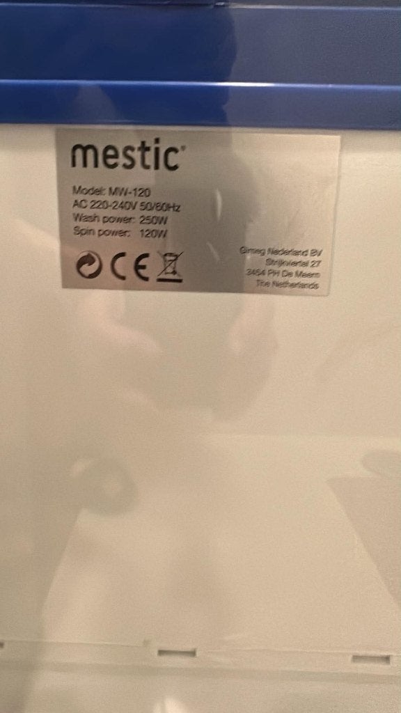 mestic 3.5 kg centrifuge wasmachine, Ophalen, Zo goed als nieuw