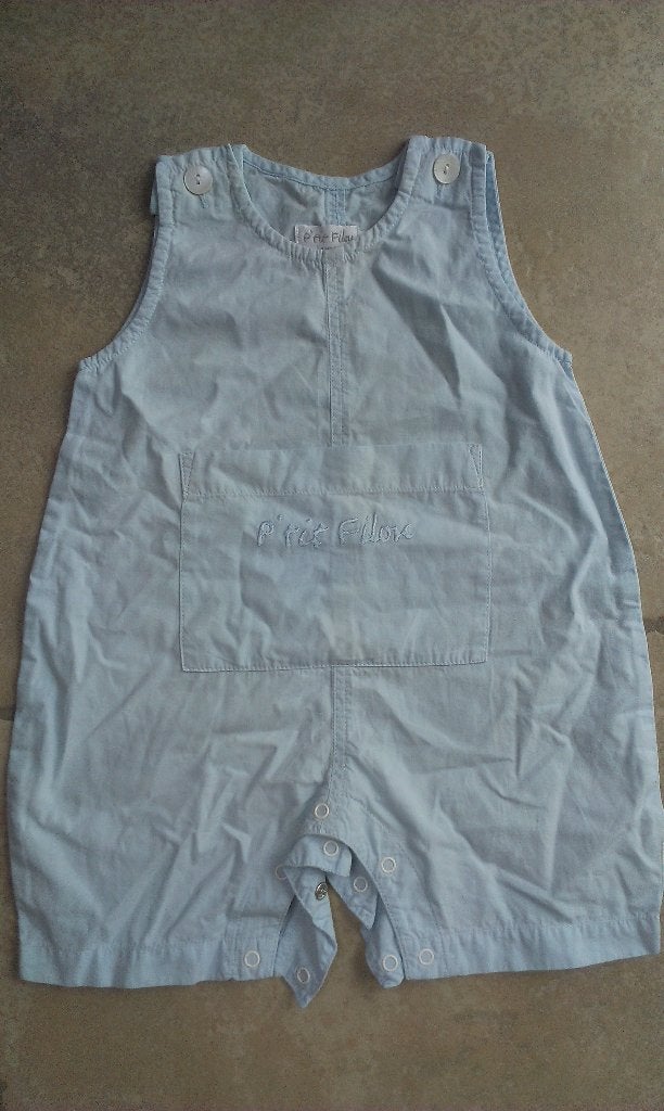 Merk Filou: blauw pakje mt 62 (zie foto's), Kinderen en Baby's, Babykleding | Maat 62, Gebruikt, Jongetje of Meisje, Ophalen of Verzenden
