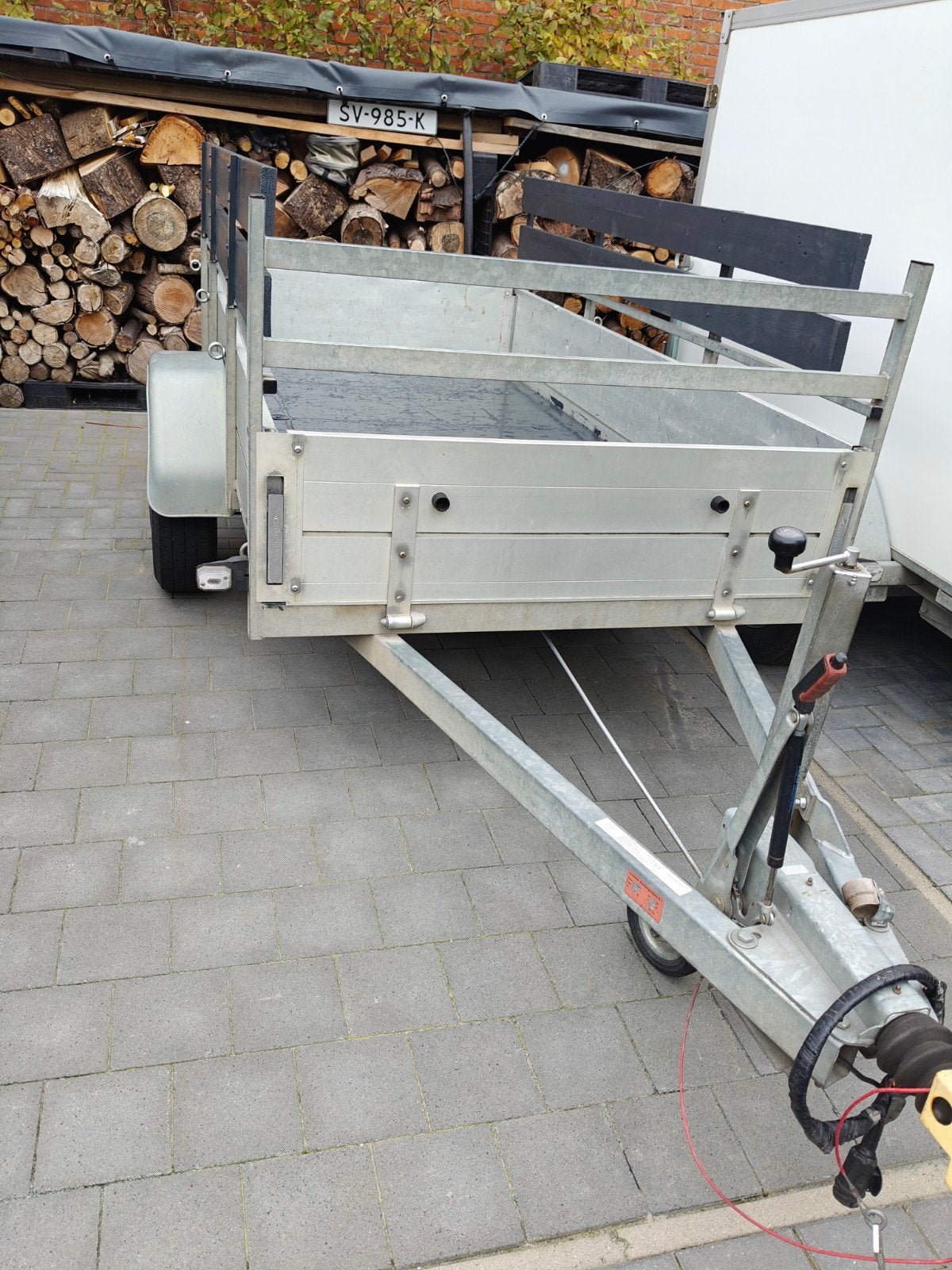 Remorque Anssems BSX1400, Enlèvement