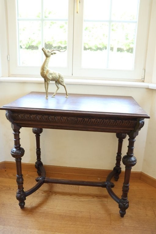 Antieke houten tafel, Antiek en Kunst, Ophalen