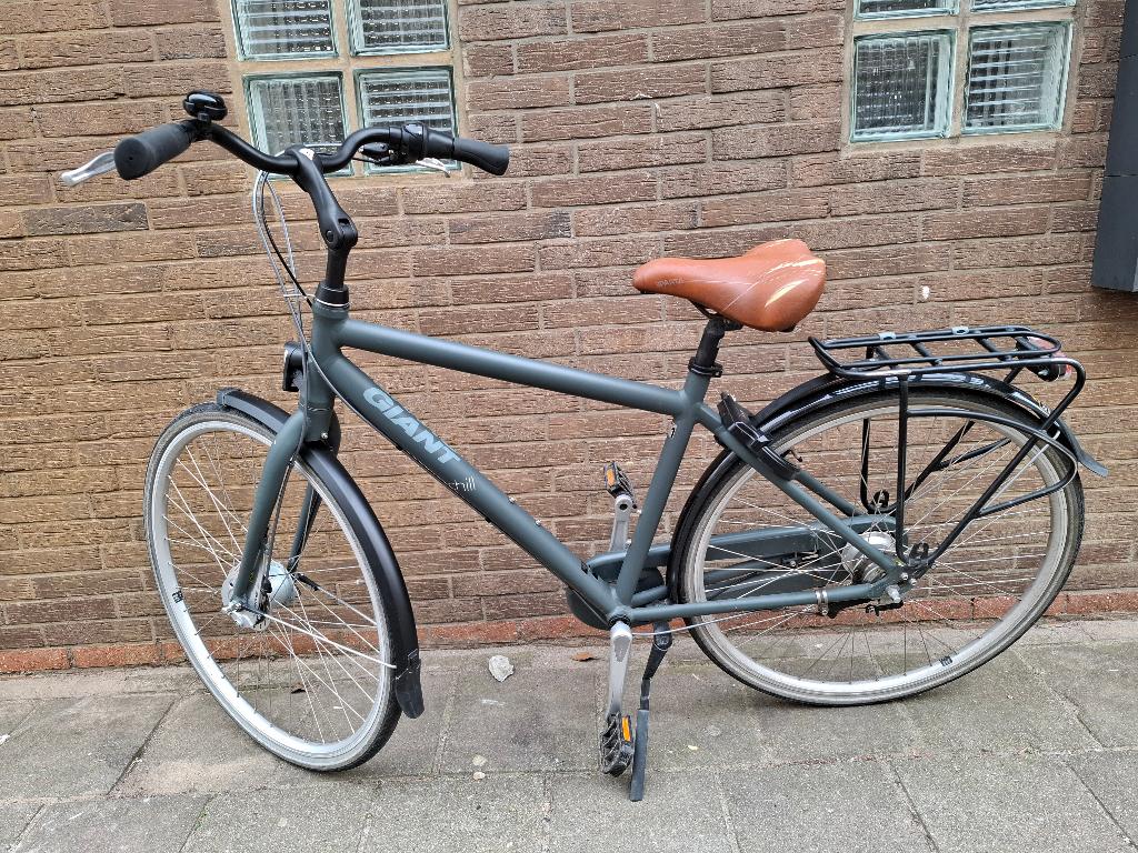 Jongensfiets Giant Chill M - grijs - 26'' - naaf 7 speed, Fietsen en Brommers, Ophalen, Gebruikt, Versnellingen, Giant