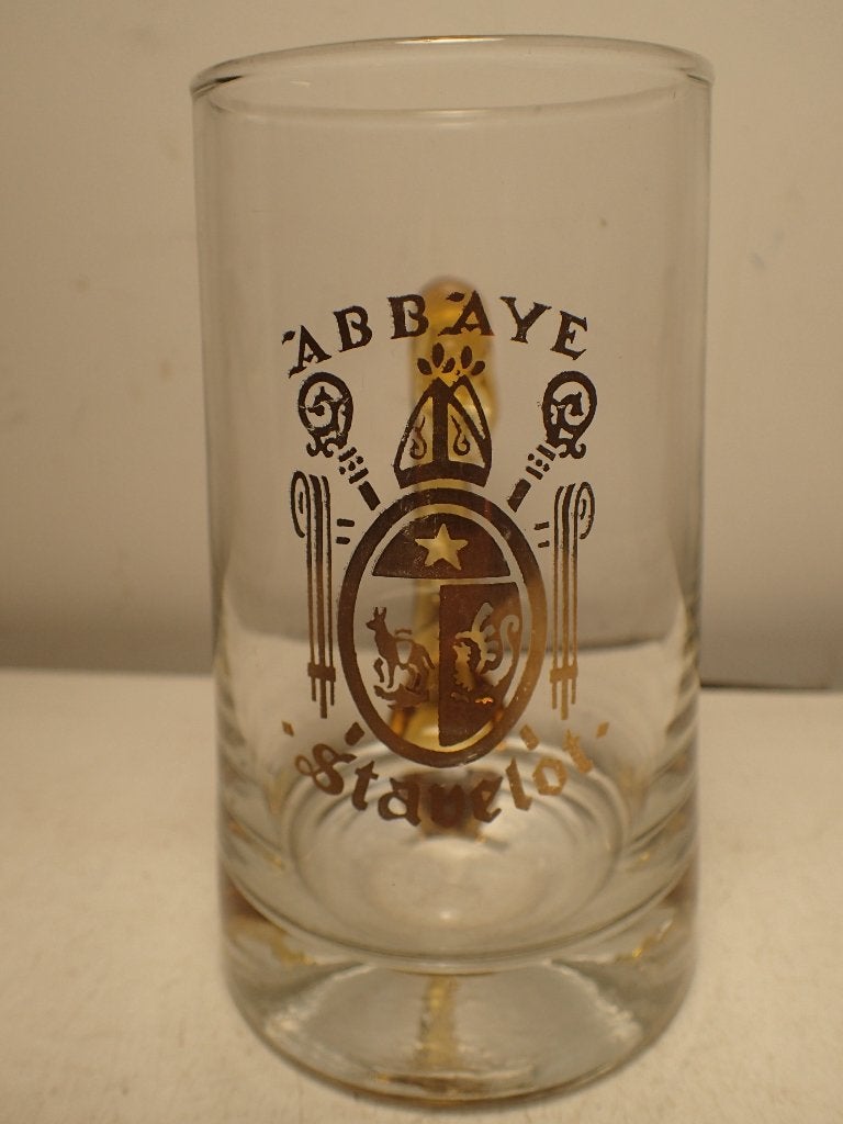 oud bierglas Stavelot, Ophalen of Verzenden, Gebruikt, Glas of Glazen, Overige merken
