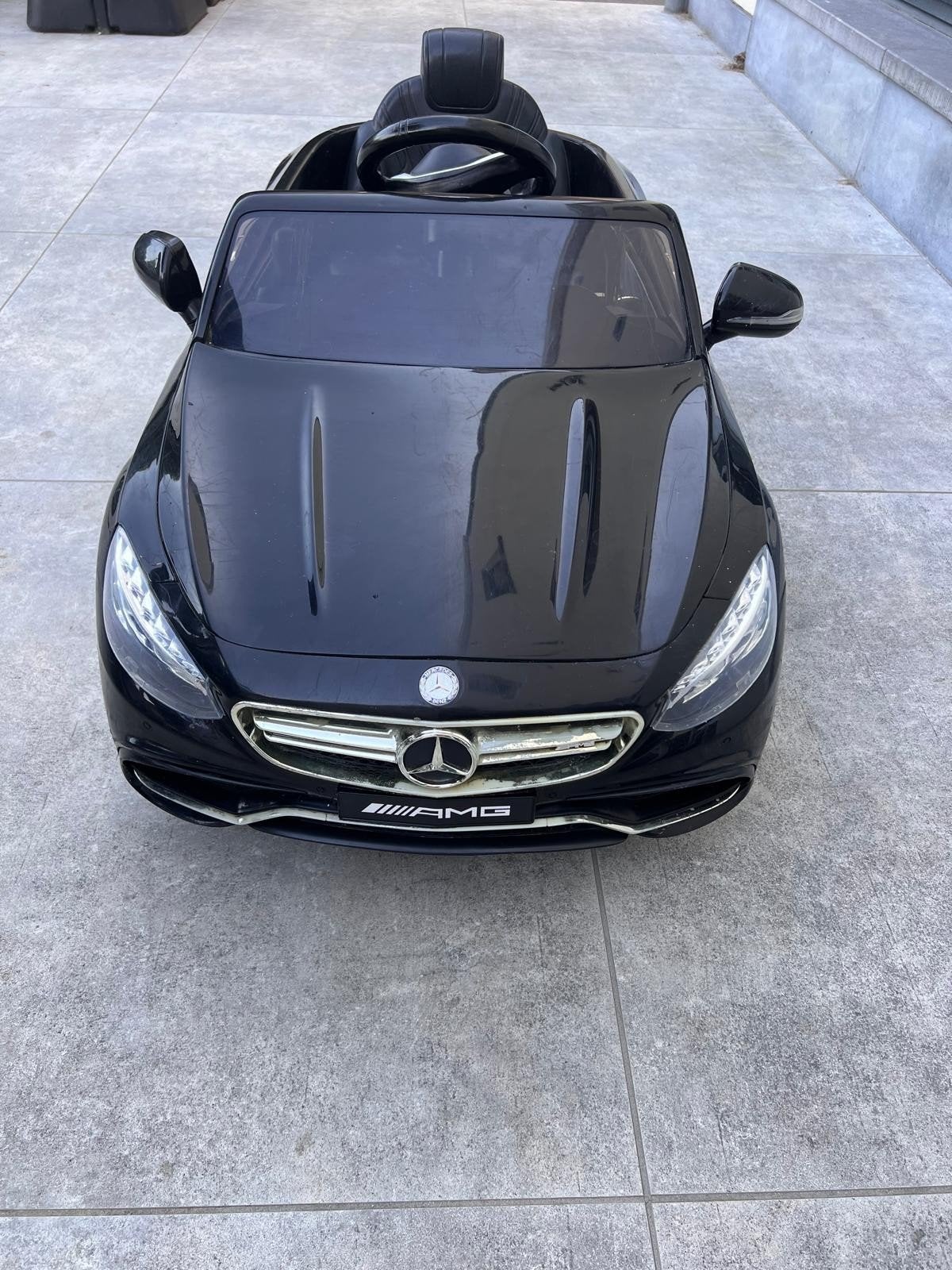 Mercedes elektrische kinderauto, Ophalen