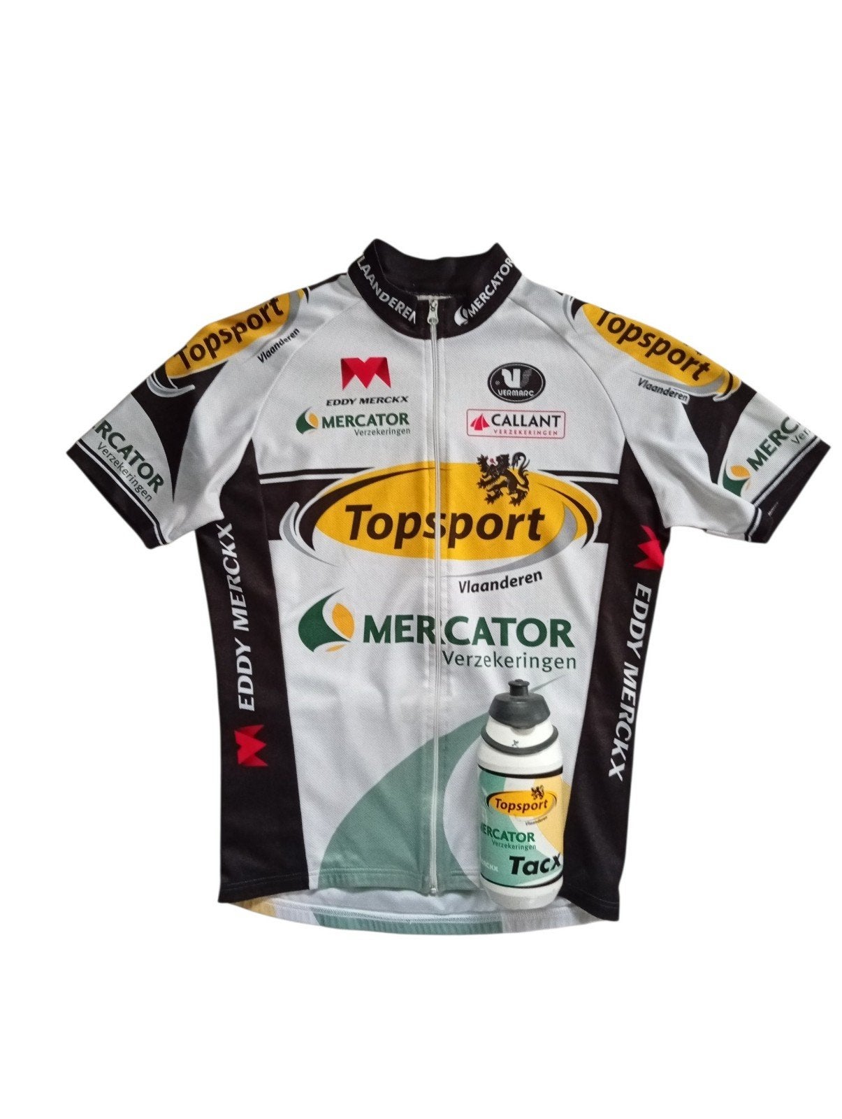 Wielertrui Topsport Vlaanderen Mercator 2009 - 2012, Fietsen en Brommers, Fietsaccessoires | Fietskleding, Ophalen of Verzenden