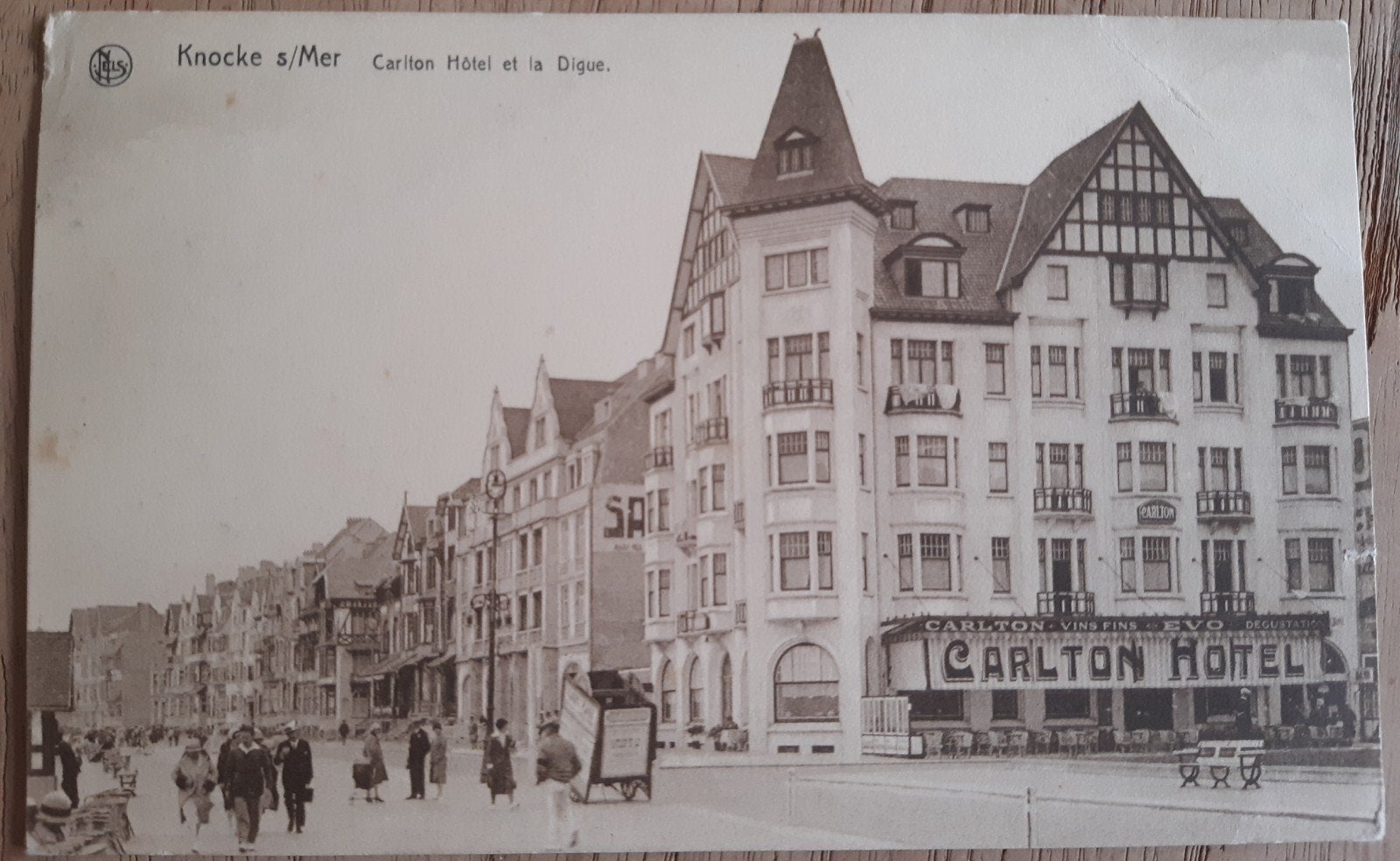 KNOKKE ZOUTE CARLTON HOTEL 1927, Verzamelen, Ophalen of Verzenden