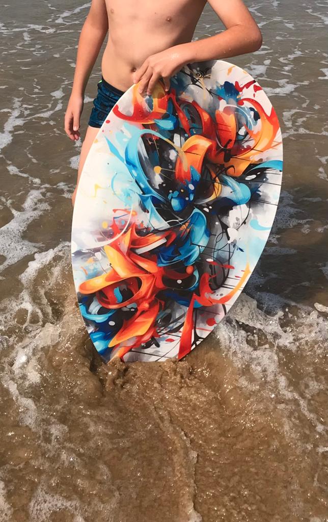 Skimboard (surfplank) kinderen, Sports nautiques & Bateaux, Planche à voile sur vague, Enlèvement, Comme neuf