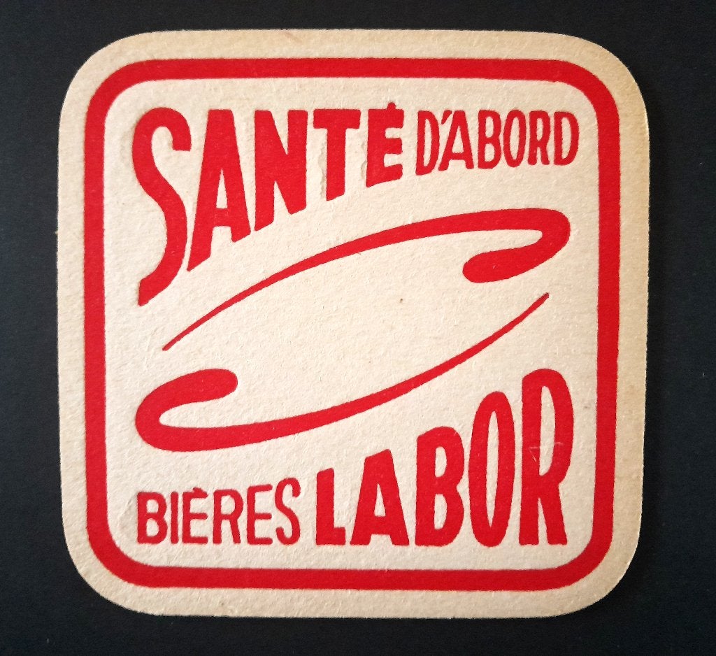 Brasserie Labor Mons Sous Bock Recto Verso, Collections, Envoi, Utilisé, Sous-bock